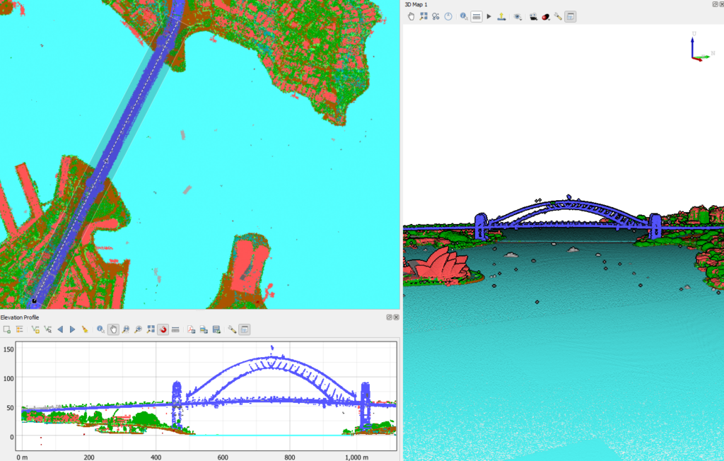 3D Point Cloud Processing in QGIS