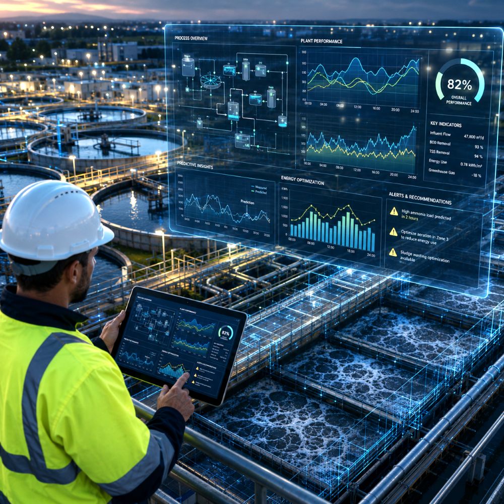 Smarter Wastewater Treatment Plants with Digital Twins
